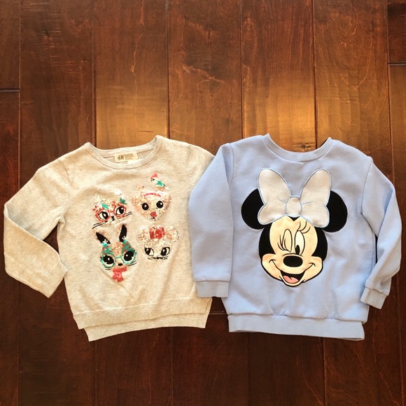 H&M Other - Minnie Mouse and animal sweaters